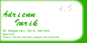adrienn imrik business card